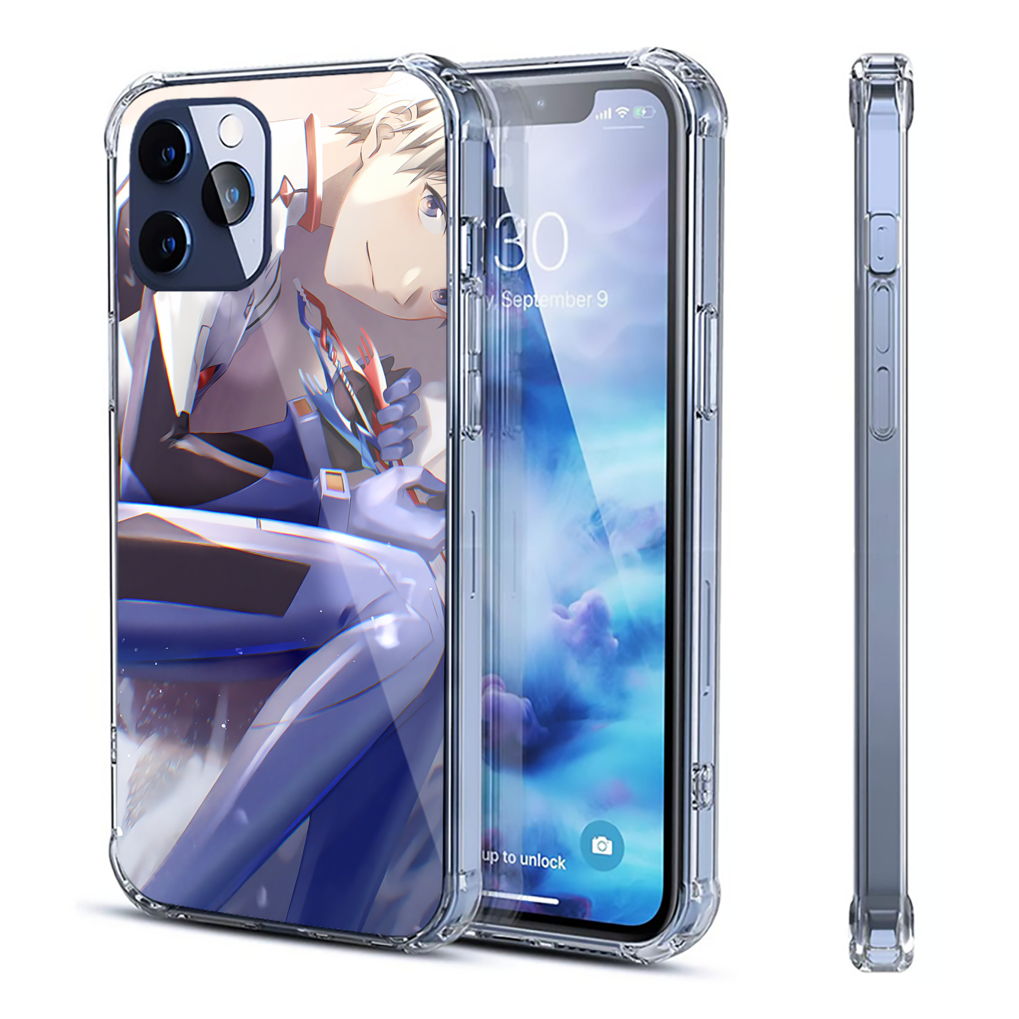 （画像用） EVA 新世紀エヴァンゲリオン 【iPhone 12シリーズ対応】透明スマホケース（クリアソフトケース）